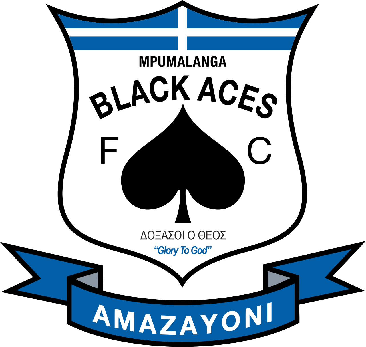 Mpumalanga Black Aces FC crest — Amazayoni